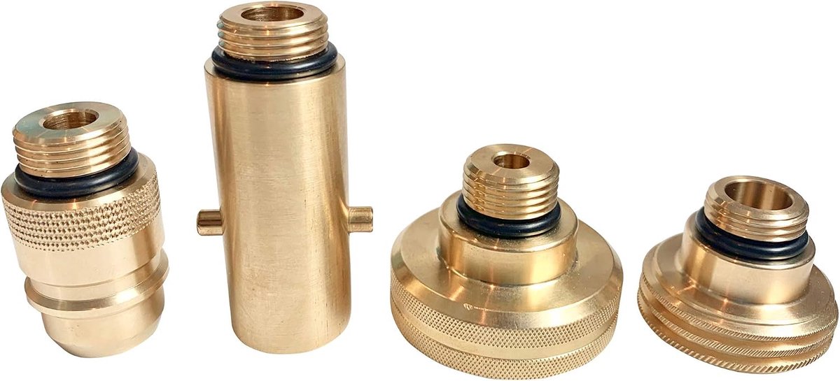 LPG GPL Adapter M22 ACME kort - tankadapter set - geschikt voor diverse tanks - eenvoudige aansluiting - ShopVlot