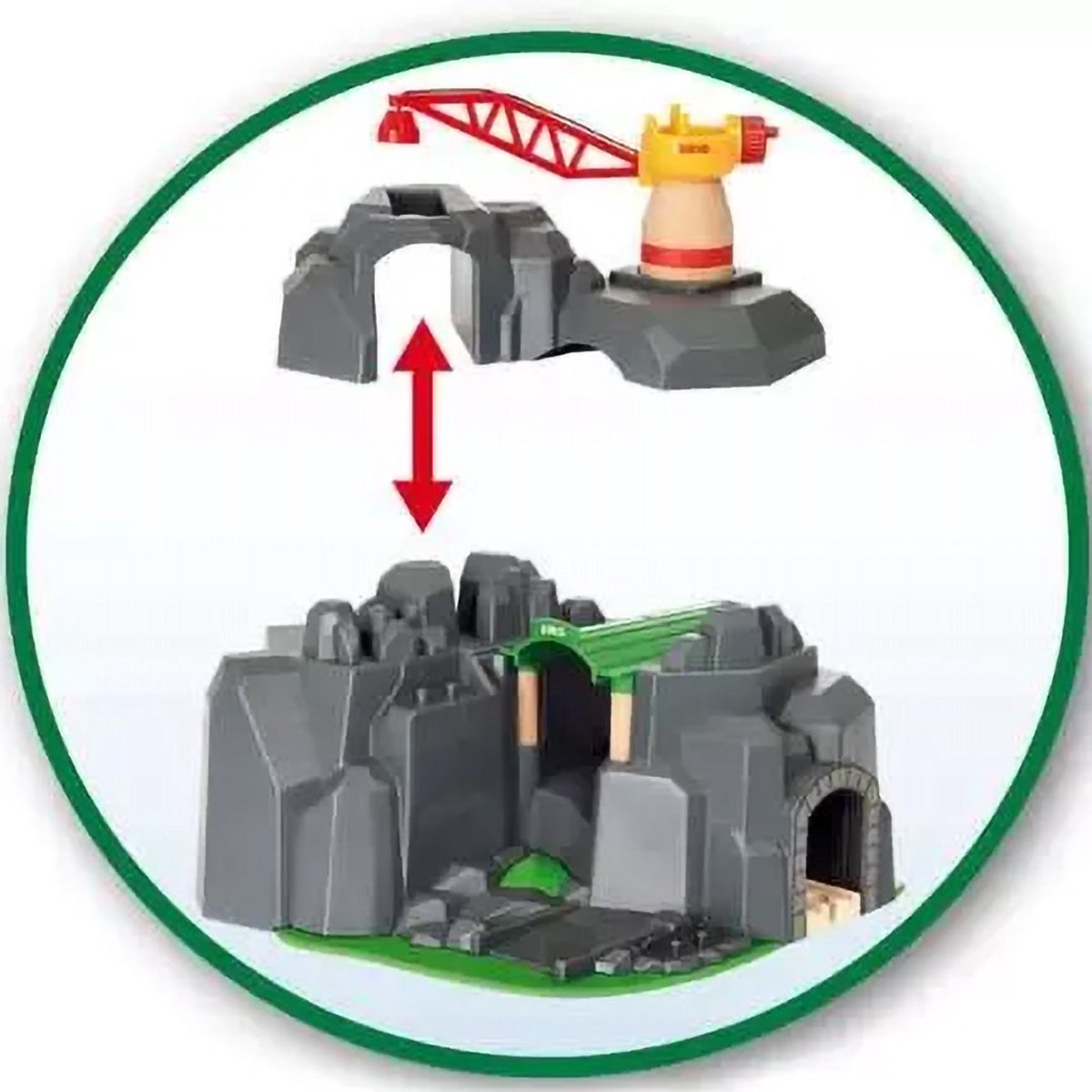 BRIO Kraan en bergtunnel - 33889 — afbeelding 13