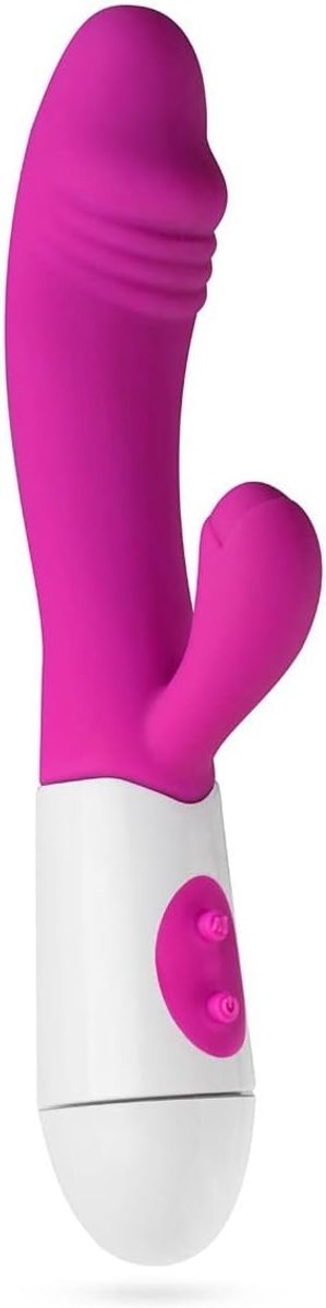 Vibrator konijn - realistisch ontwerp - zacht silicone - 10 vibratiemodi - ShopVlot