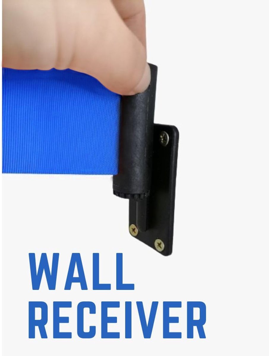 Uittrekbare wand tape 5 m - wand tape houder - retractabel wand barrière - bevorder veiligheid - ShopVlot