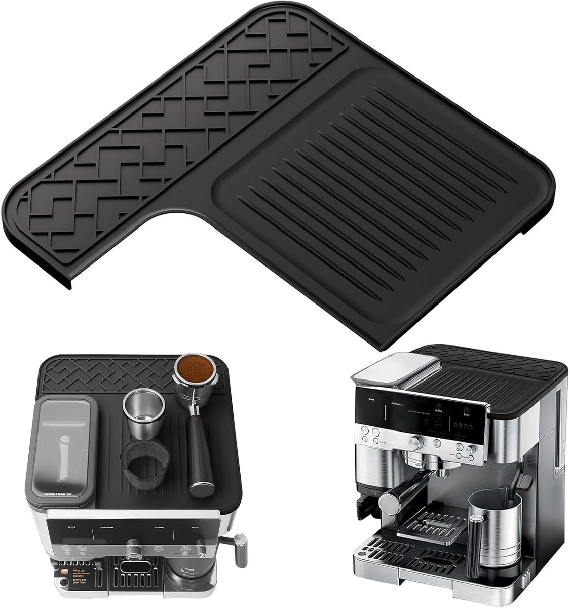 Siliconen mat voor koffiezetapparaat - waterdicht - hittebestendig - beschermt het oppervlak - ShopVlot