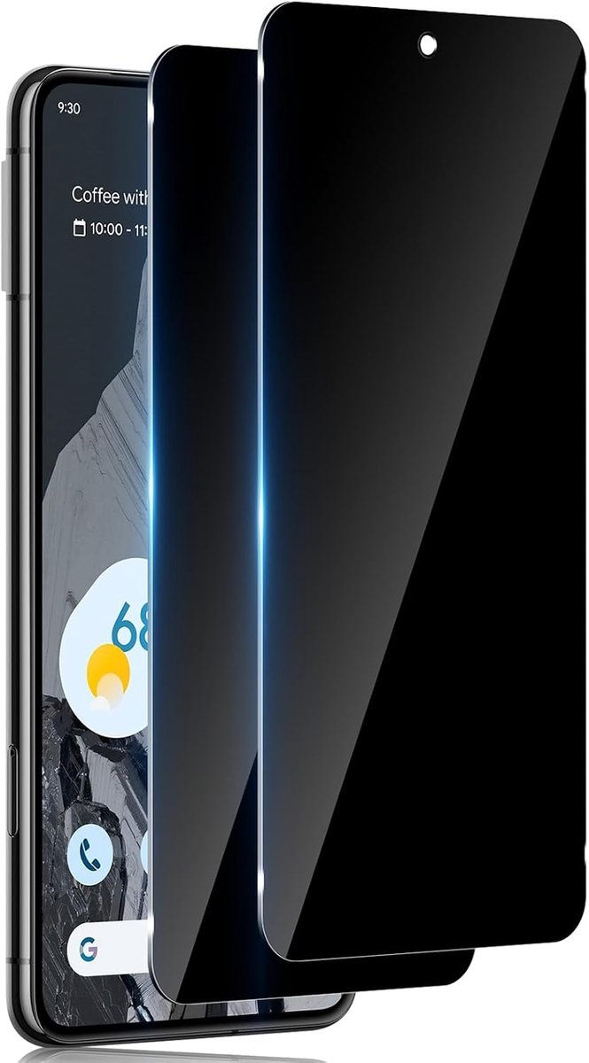 Antispy screen protector voor Google 8 pro - gehard glas - 9H filter - optimale privacybescherming - ShopVlot