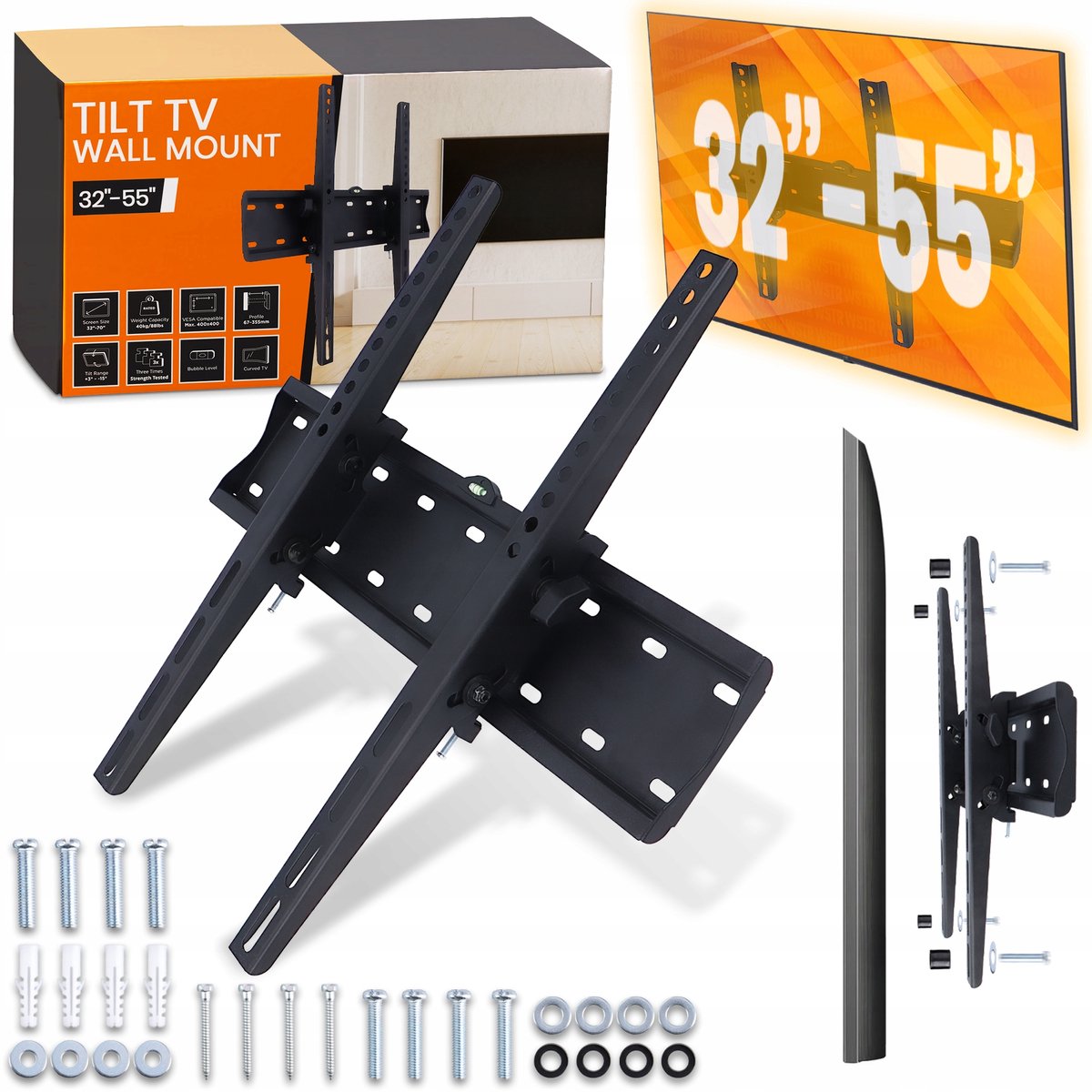Verstelbare TV muurbeugel Xiaomi 43'' - Kantelbaar & Robuust