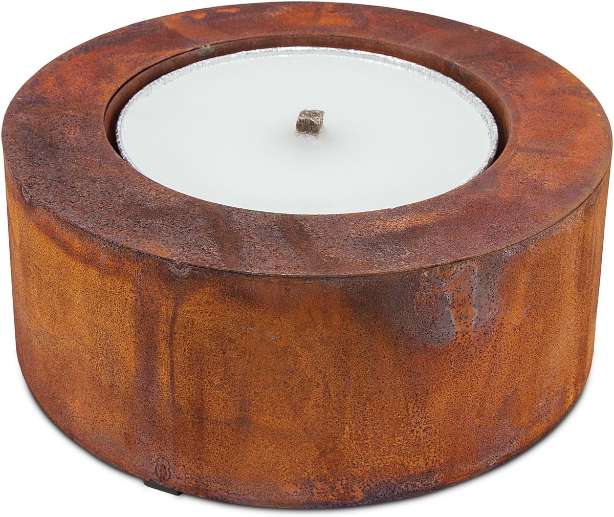 Metalen cilinderrooster Ø 26 cm - Inclusief vuurbowl - Geschikt voor buitengebruik - 6 uur brandtijd - ShopVlot
