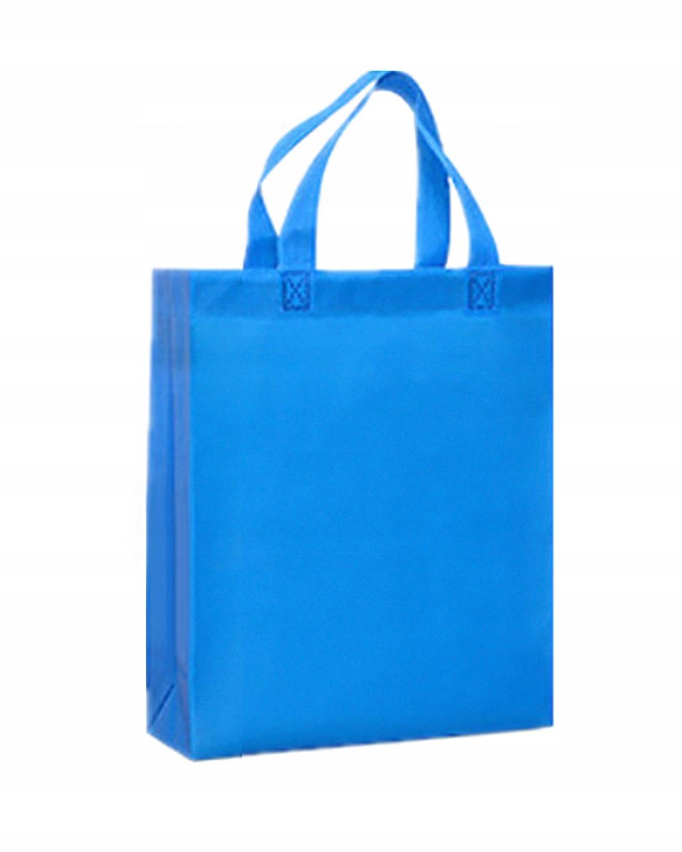 Herbruikbare Blauwe Non-woven Shopper Tas - EKO 38x30cm