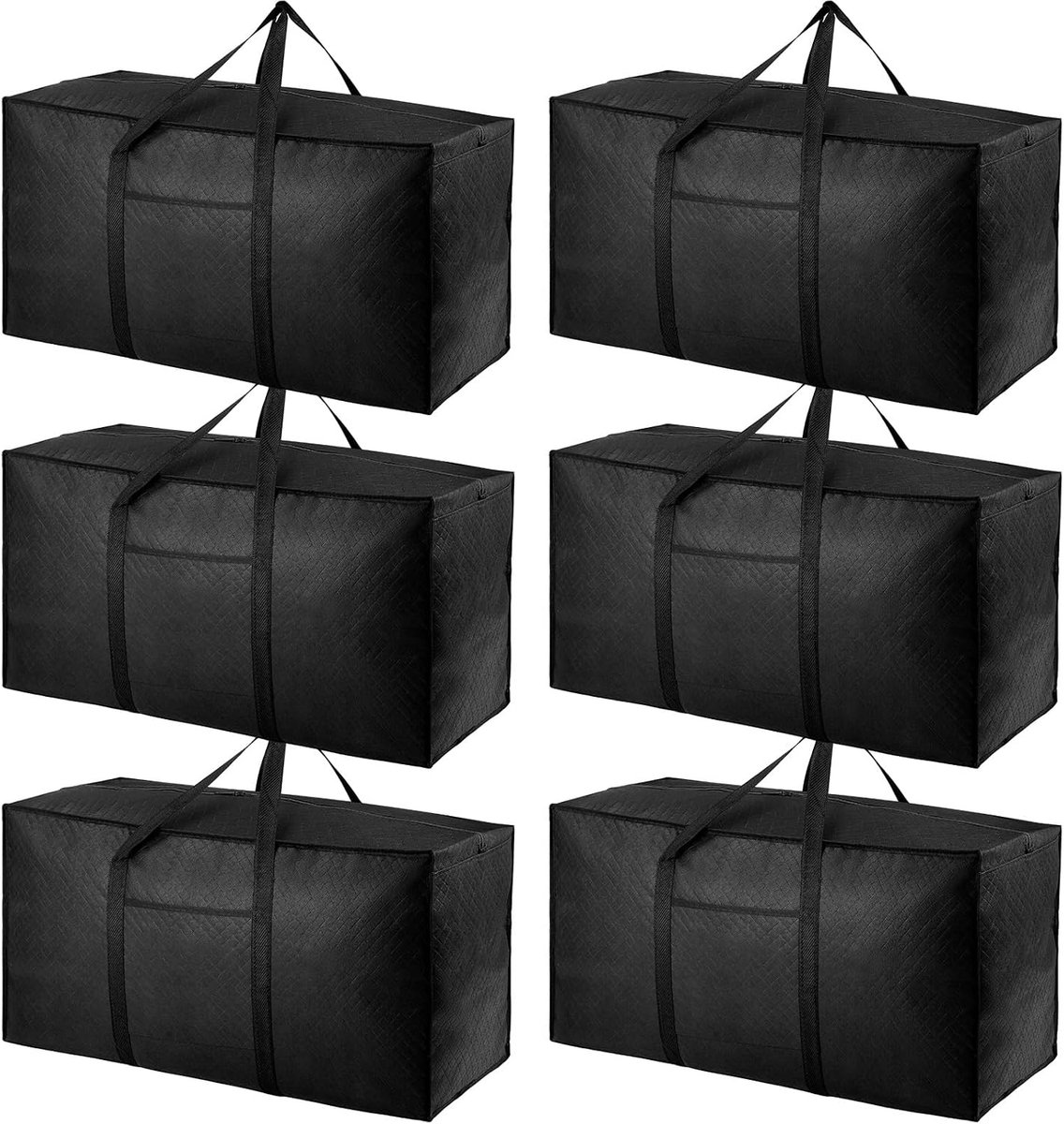 verhuisdozen 120L - zware kwaliteit - met deksel en rits - ideaal voor kleding en dekbedden - ShopVlot