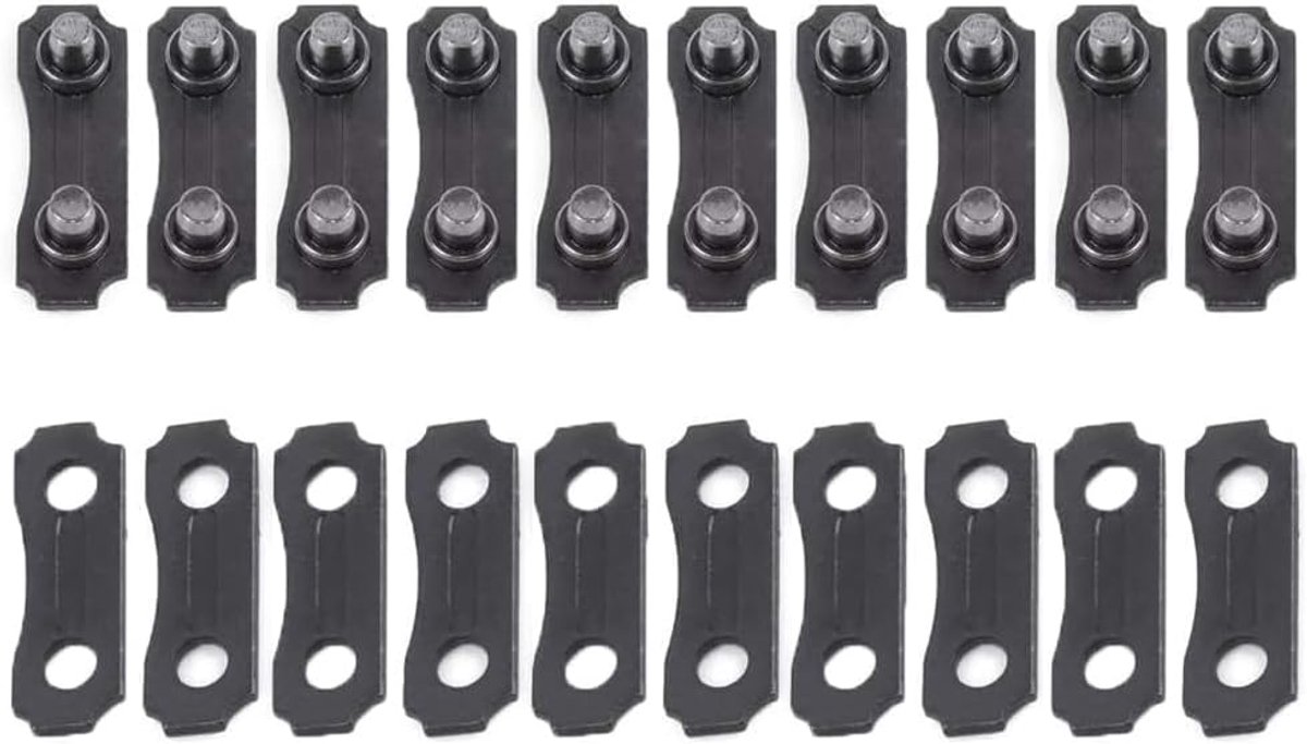 Chainsaw Chain Joiner Link 3/8" - RVS - Set van 10 - Sterk en duurzaam voor kettingreparatie - ShopVlot