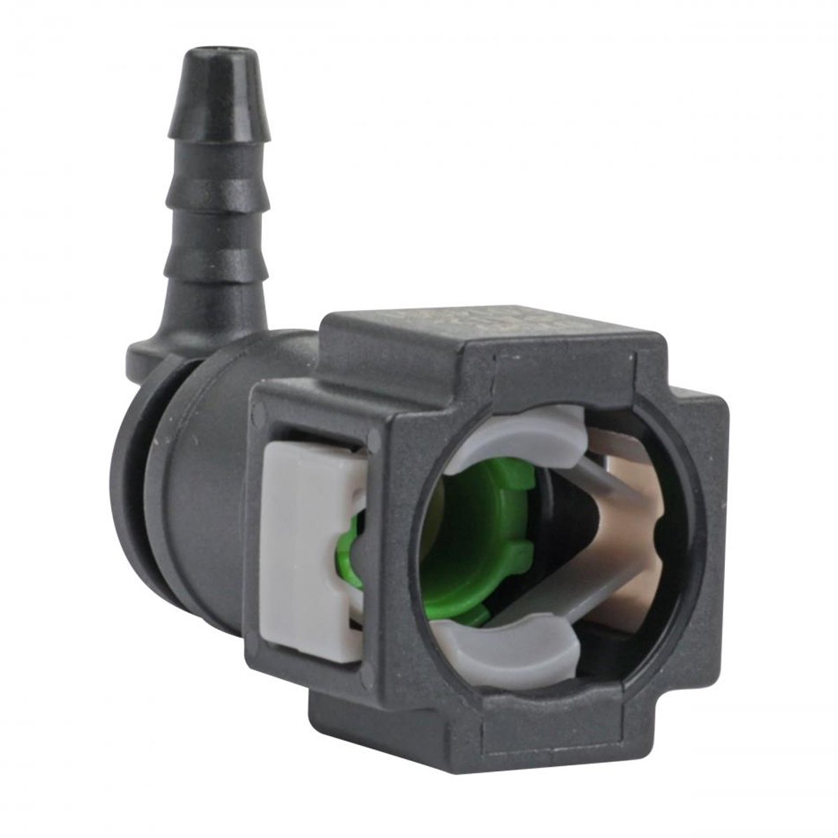 Raccord rapide durite essence injection 90° Ø5m Supertec pour moto Neuf