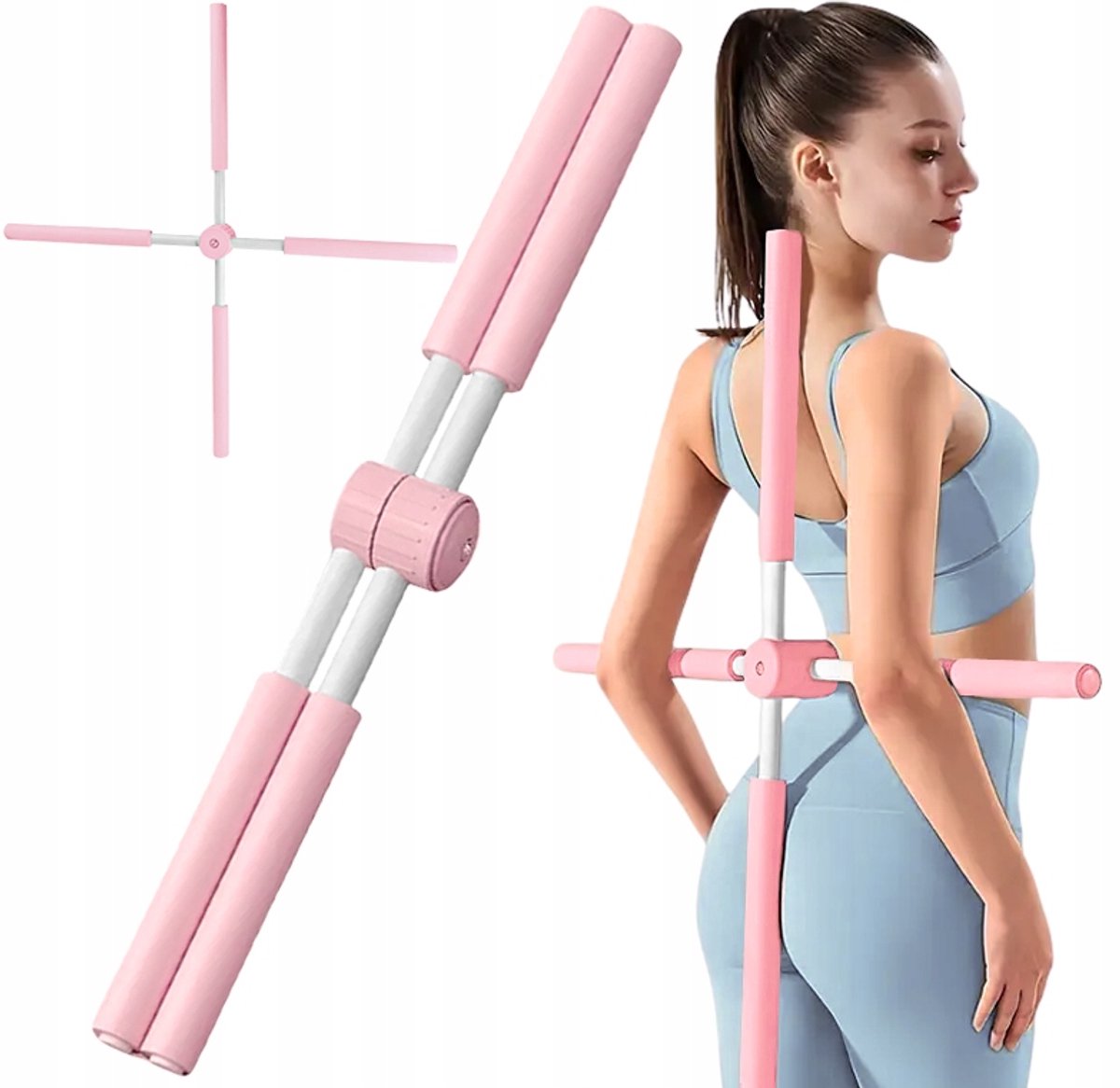 Yoga Trainingsstick voor Vasthouden, Stretchen & Fitness - Diverse Kleuren