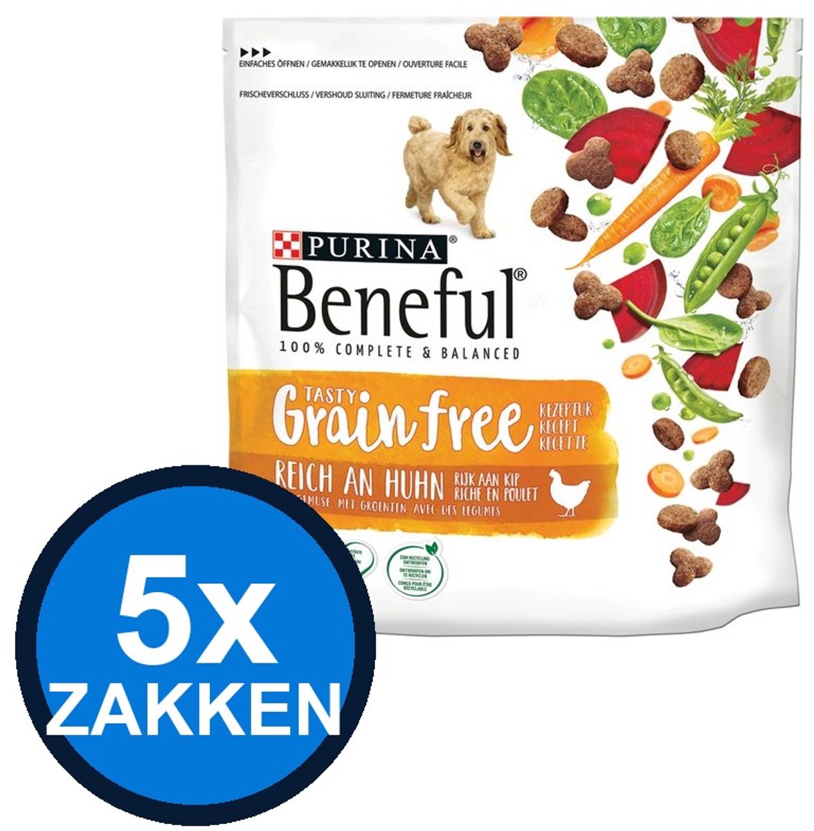 Beneful Beneful - Grain Free Kip&Groenten - Hondenvoer Droogvoer - 1.2 kg