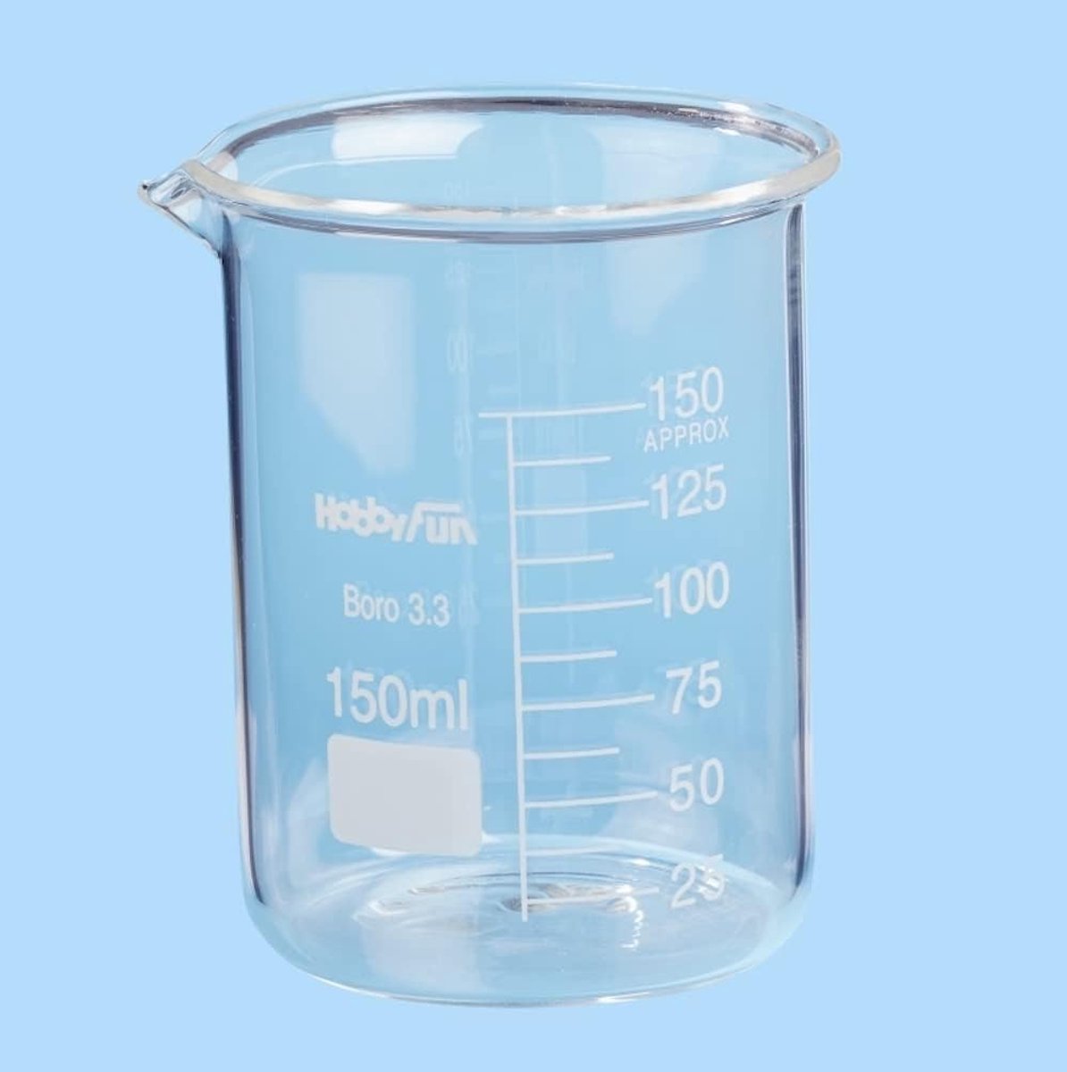 Maatbeker van Glas - 150 ml - Duidelijke Schaal - Praktische Schenkplaats - Voor Doe-het-zelfprojecten
