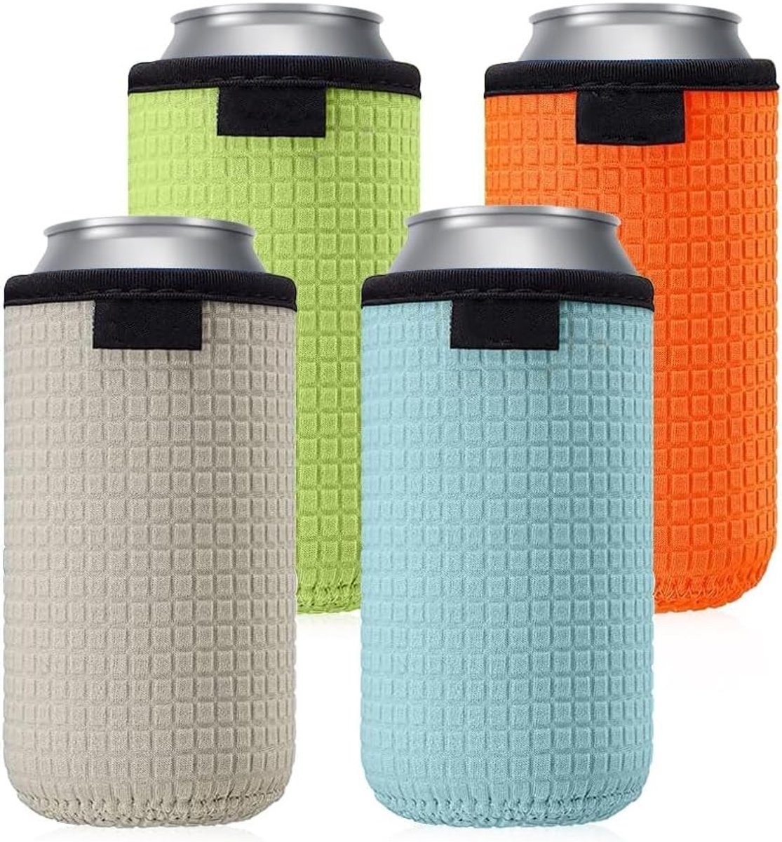 Blikjeskoeler Set - Neopreen - Antislip Design - Geïsoleerd - Voor Feesten en Outdoor
