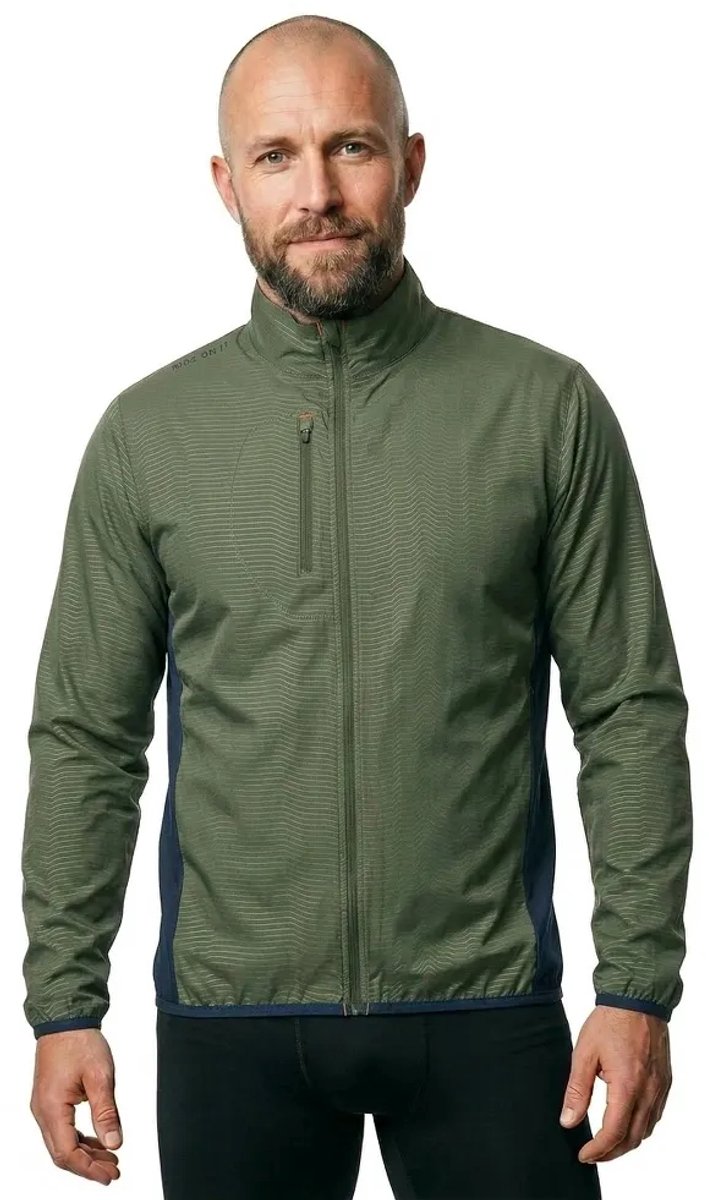 Abacus Golf Lanark Stretch Wind Jas Groen 2XL Man van Abacus — afbeelding 2