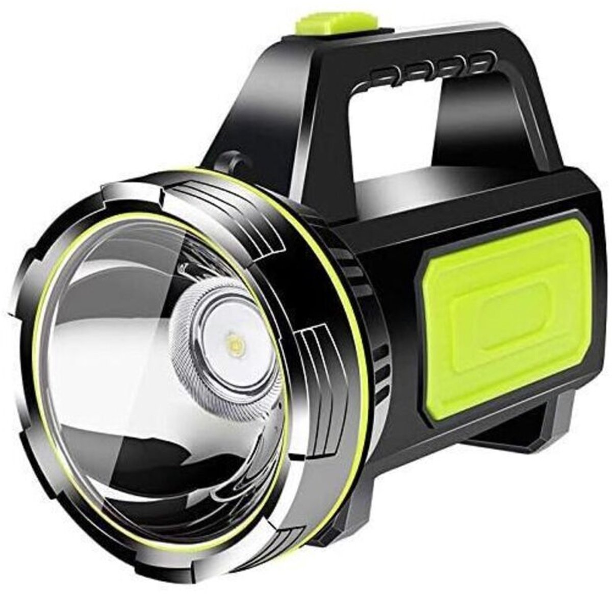 lamp-Ultraheldere oplaadbare LED-zaklamp, draagbare USB-lamp geschikt voor hoge capaciteit, krachtige schijnwerper, zijlamp op batterijen