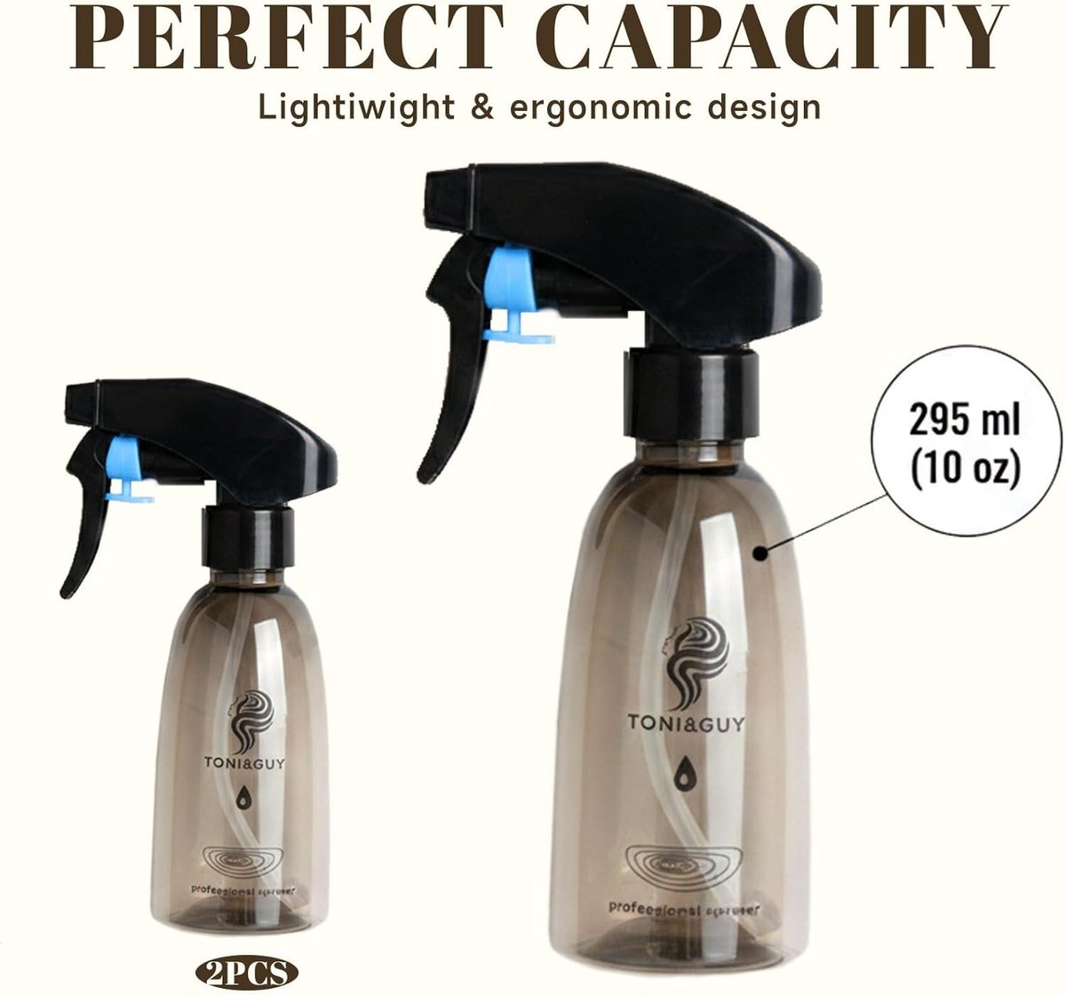 Sprayfles Set - Kunststof - 360° Spraytechnologie - Verstelbare Sproeier - Voor Huishouden en Tuin