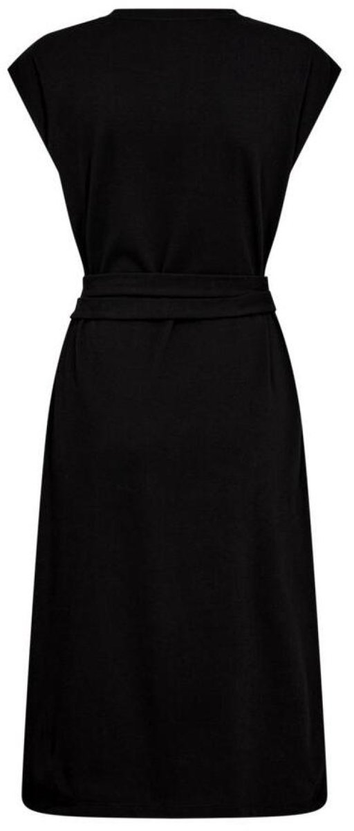 Freequent Jurk Fqwrap Dress 208276 Black Dames Maat - L
