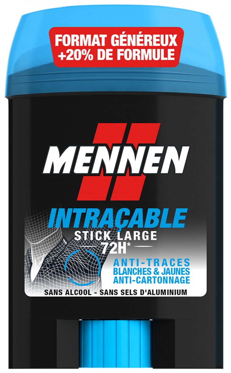 Mennen 72H Intractable Deodorant Stick Large 60 ml