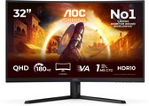 AOC CQ32G4VE - QHD Curved Gaming Monitor - 180hz - 32 inch