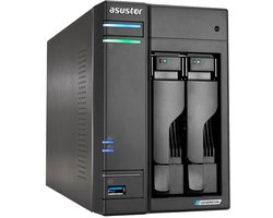 Asustor LOCKERSTOR 2 Gen2 (AS6702T), NAS, Bureau, Intel® Celeron®, N5105, Noir