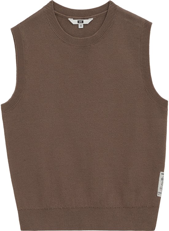 WE Fashion Jongens gilet met embleem