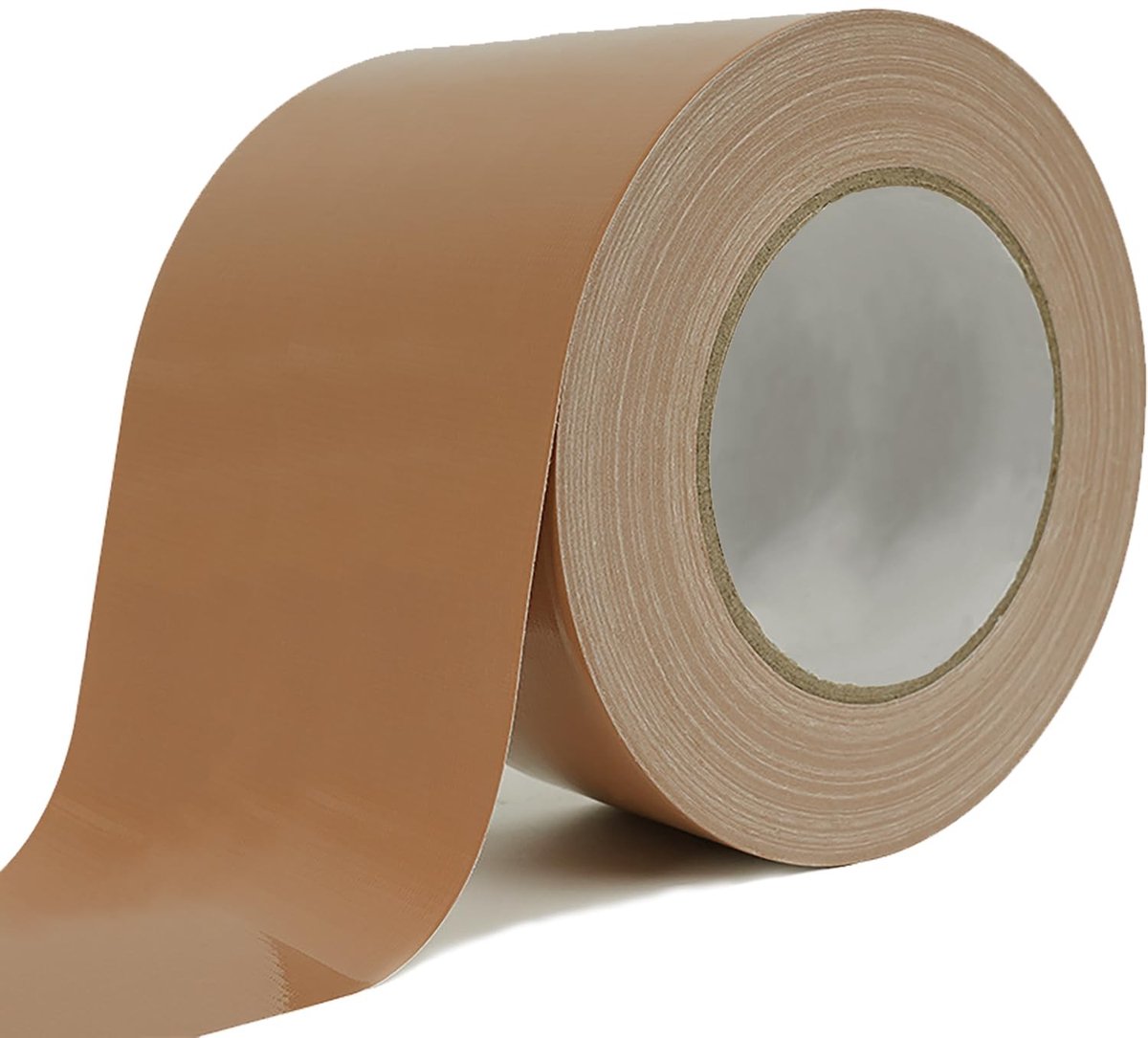 Waterdichte Woven Tape in Bruin, 75 mm x 20 m, Extra Sterke Reparatietape voor Herstellen, Afplakken en Bevestigen met Krachtige Hechting