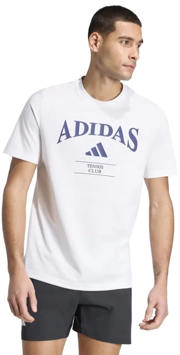 Adidas Hrtg Tns T T-shirt Met Korte Mouwen Man Wit
