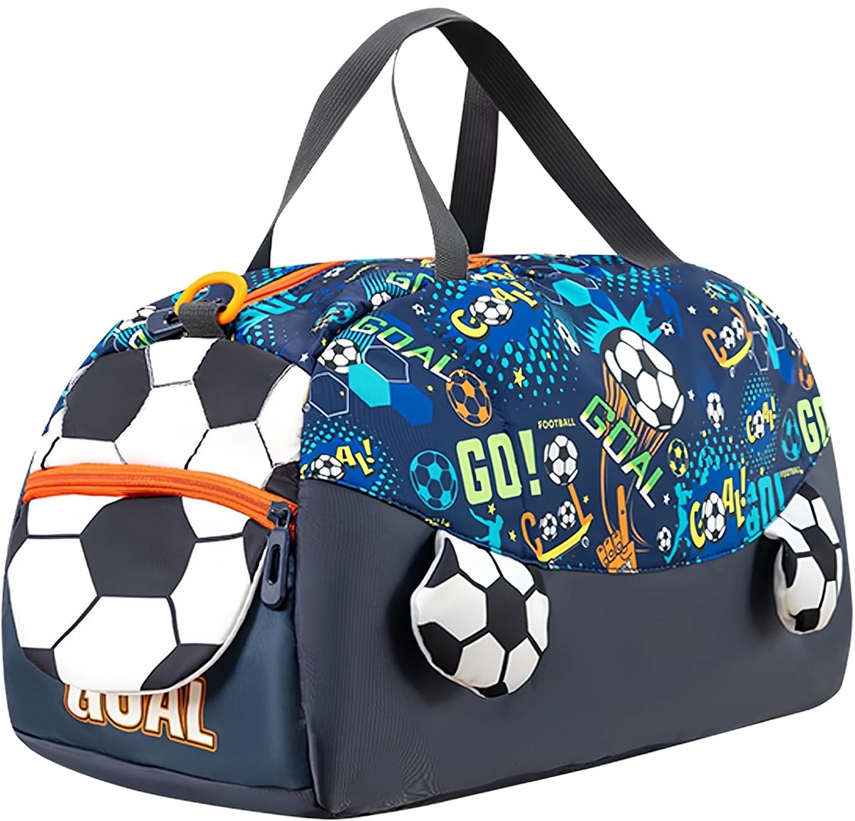 SnelShoppen - Sporttas voor Kinderen, Waterdicht, Weekendtas, Reistas, Schattige Outdoor Zwemtas voor Jongens en Meisjes, Voetbaltas, Duffle Bag voor