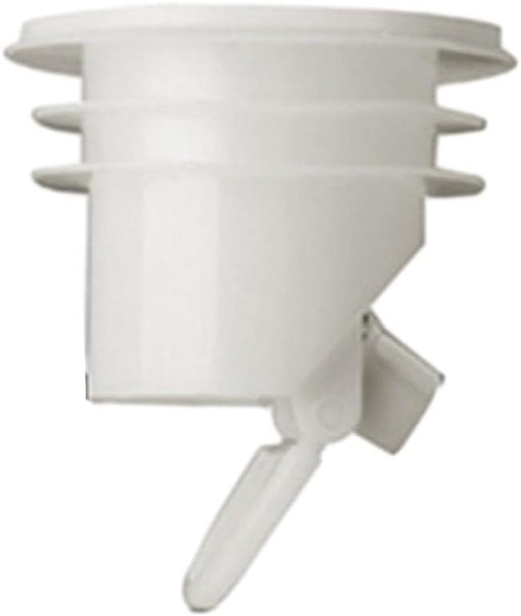 Afvoer Geurstopper - Riool Deodorant - Frisse Ruimtes Houden - Vliegbestendig Ontwerp - S-43 x 36 x 25 mm - Wit
