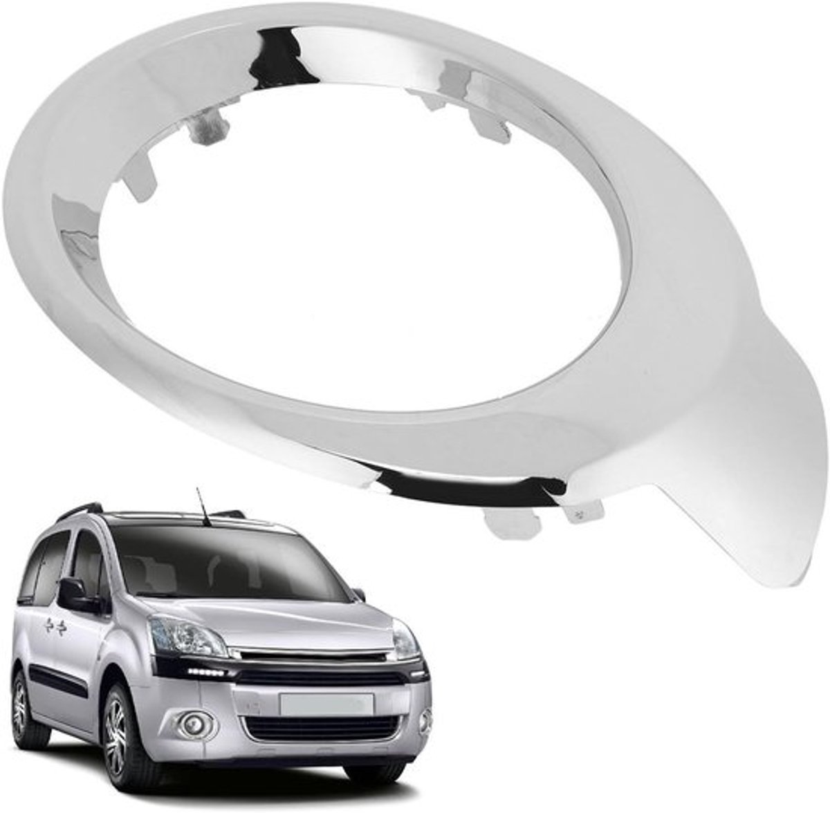 Voorkant Bumper Mistlamp Trim Cover voor Berlingo Multispace en Partner Tepee 2012-2015, Vervangende Mistlamp Covers, OEM #1608323880, Hoogwaardige Auto Accessoires voor Verbeterde Zichtbaarheid