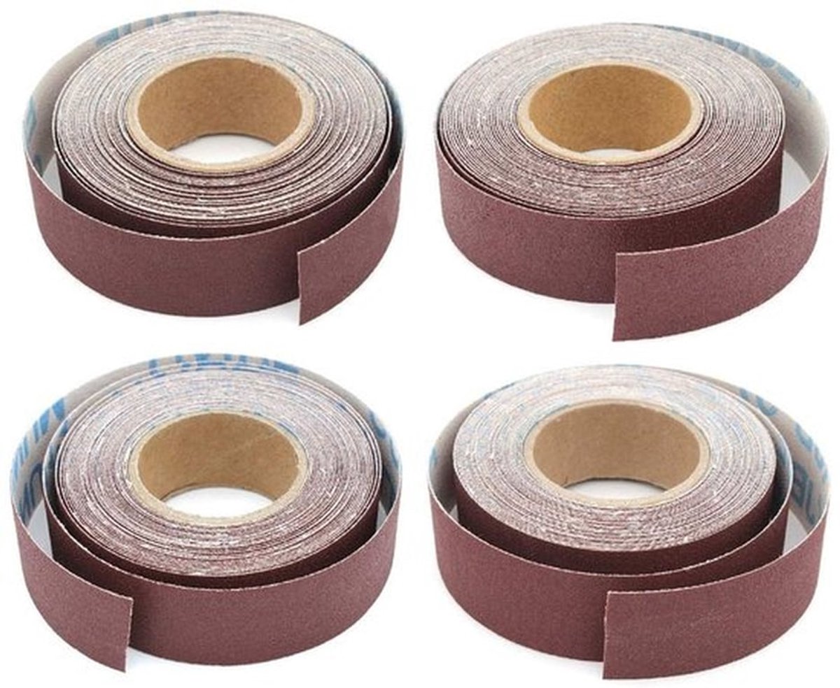 6 meter Emery-schuurpapierrol 150-400 korrel - 4 rollen schuurband voor houtbewerking - auto en gymnastiek