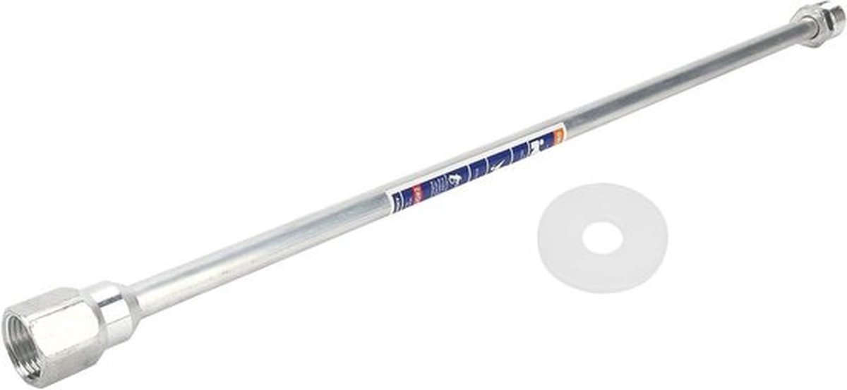 Verlengingsstok voor Airless verfspuit met afdichtring, universele spraygun accessoire (50 cm) voor efficiënt schilderen en precisie toepassing