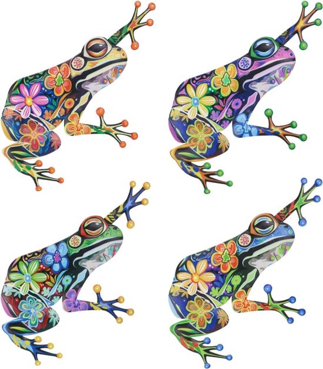 Kikker Decoratie voor Thuis en Tuin, Unieke Kikker Wandkunst, Buiten Ornamenten en Tuinaccessoires