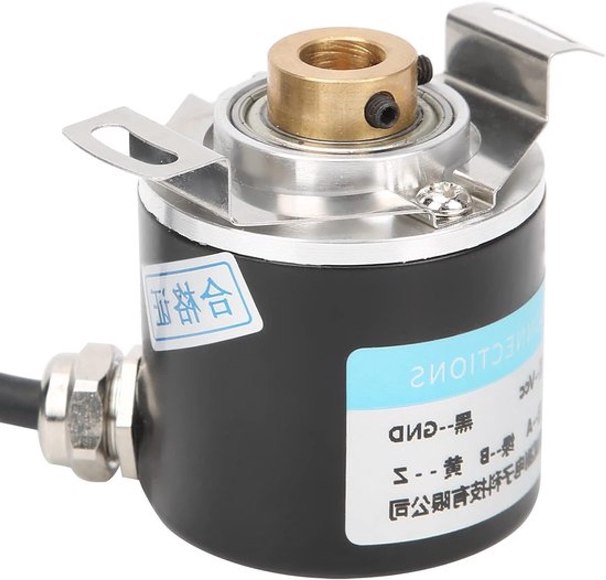 Encoder met Halve Holle As, Incremental Encoder 6000 RPM, Compact Model voor Kantoorautomatisering en Technische Toepassingen, Lage Vermogensconsumptie