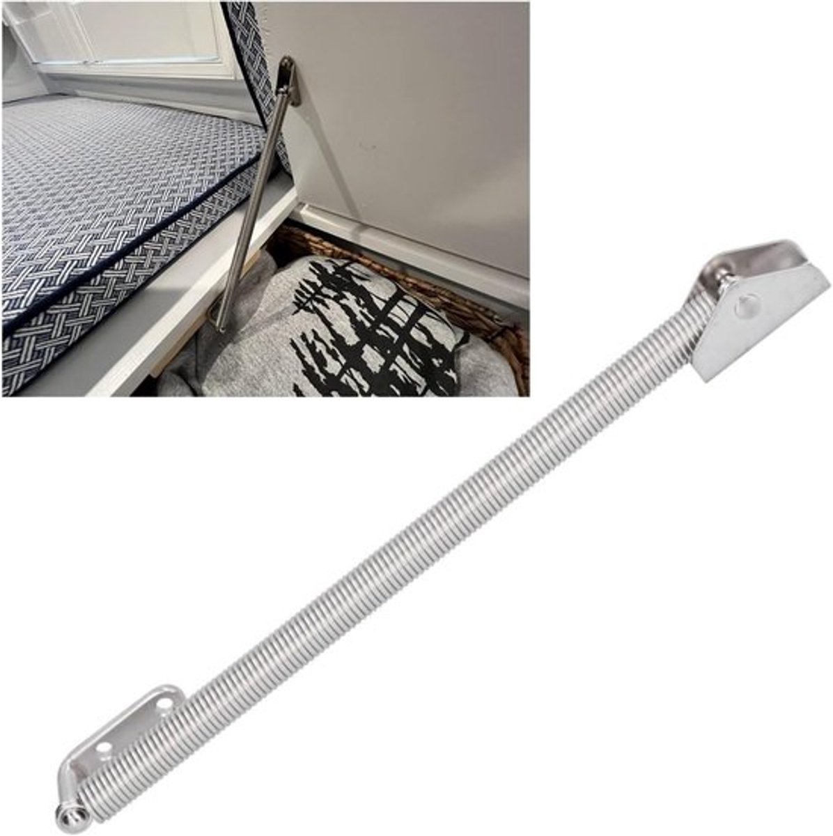 RVS 10-1/4" Bootluik Veer voor Cabinedeur Ondersteuning - Duurzaam, Marine, Yacht Accessoires