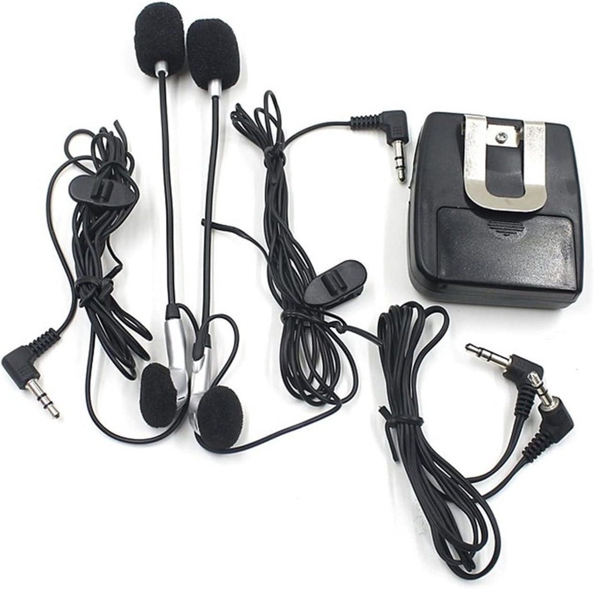 Motorhelm Intercom - Headset Communicatie - Motor Communicatie - Actieve Ruisdemping - 50 g - Zwart