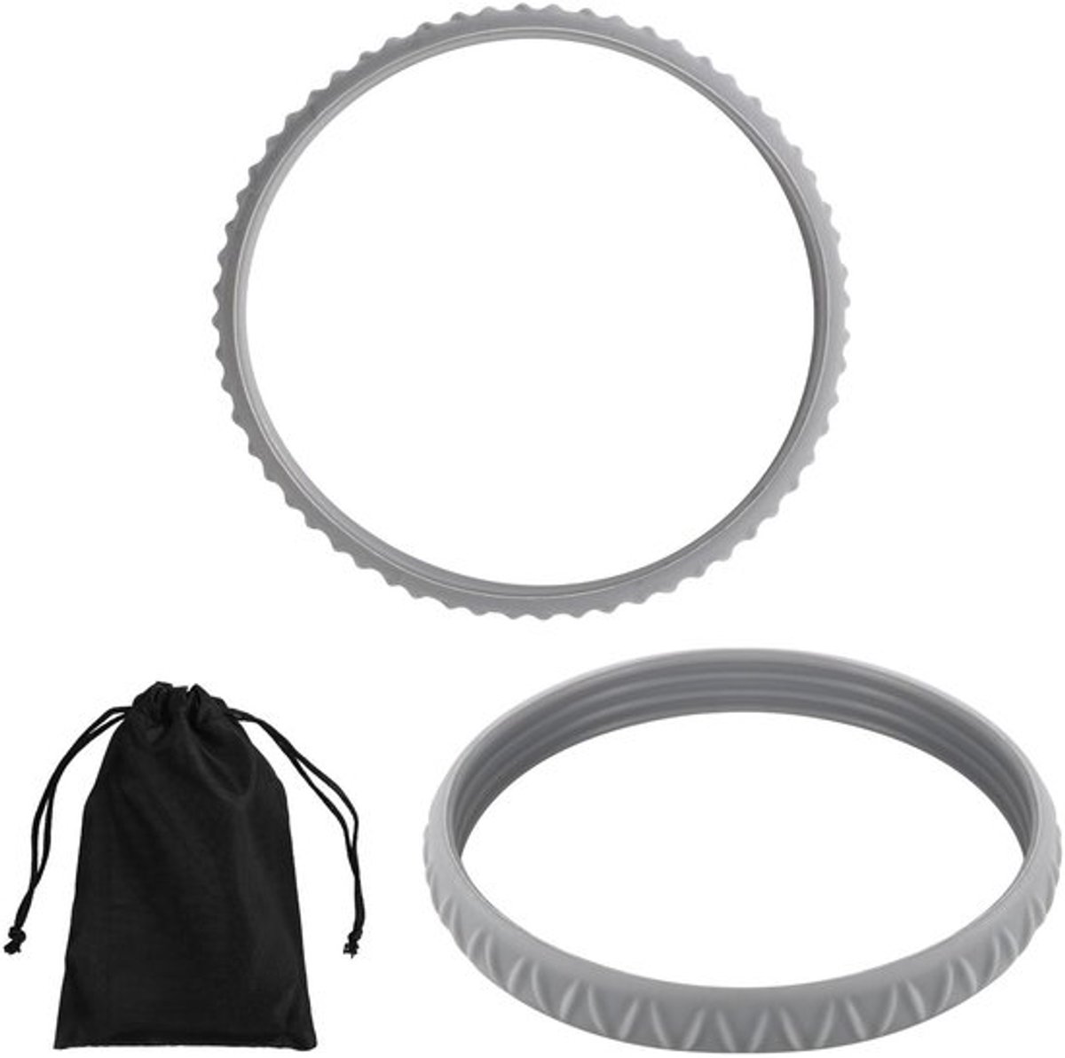 2 Stuks Patella Ondersteuningsbanden, Siliconen Kniebanden voor Pijnverlichting bij Sporten zoals Basketbal, Volleybal en Hardlopen
