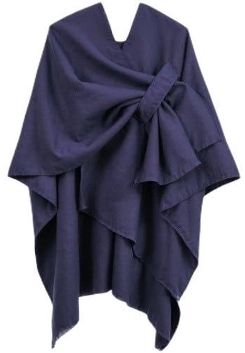 Poncho Flexibel Spleetontwerp - Gebreide Poncho's - Sjaal Dames - Omslagdoek Dames - Super Zachte Pashmina - Bredere Cape Fit