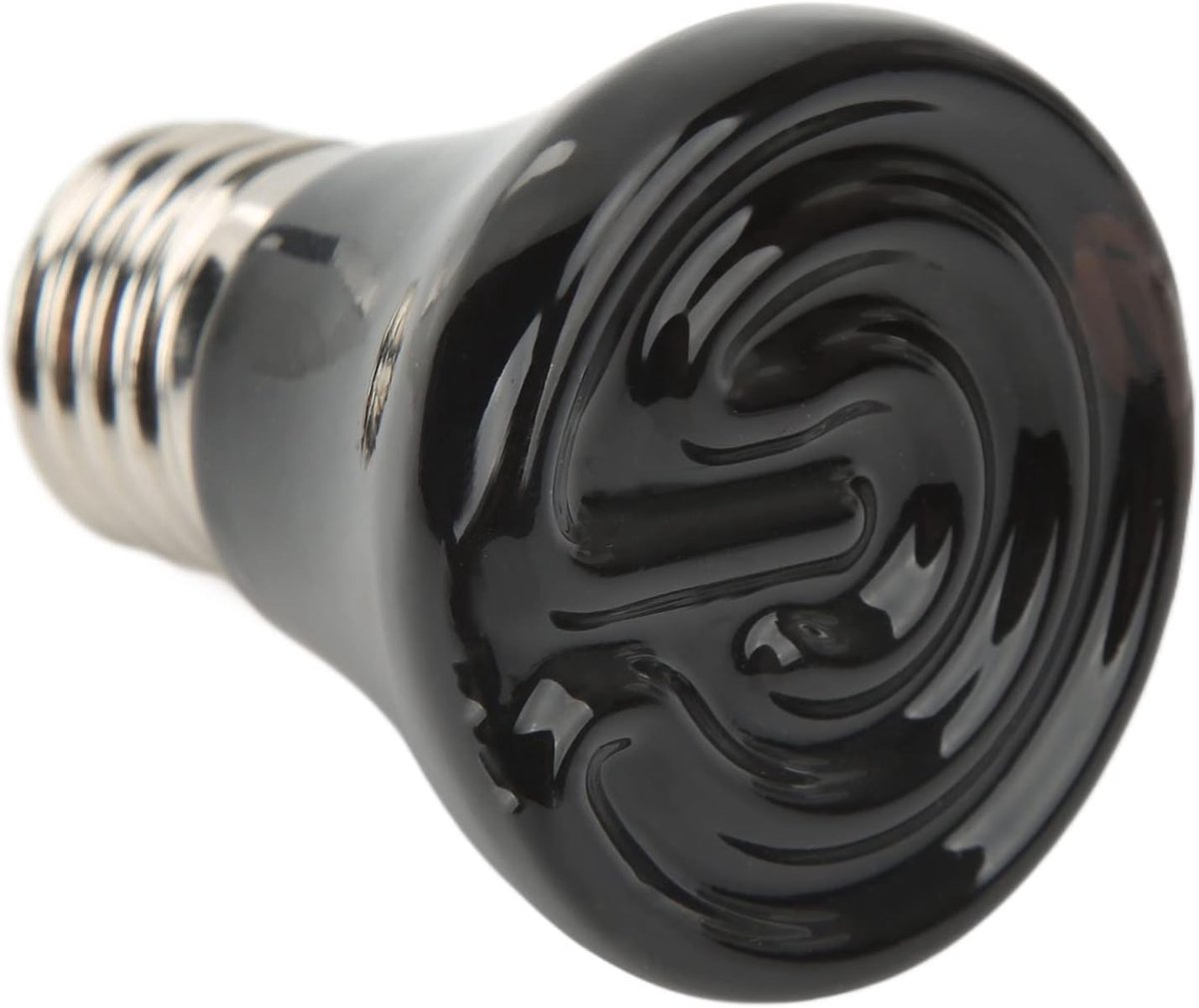 Mini keramische reptielen warmtelamp 25W - zwart - continu verwarming - ideaal voor dieren - ShopVlot