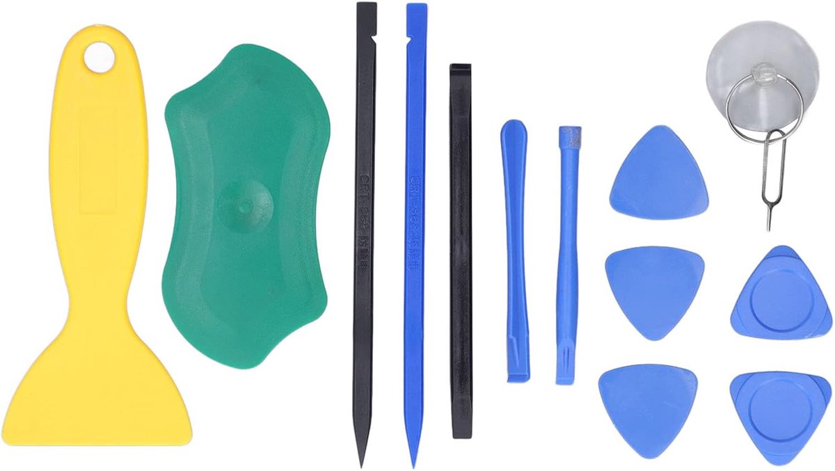 SnelShoppen - Pry Tools voor Elektronica Reparatie Set - Spudgers PVC, Opening Tools, Suction Cup en Pry Plate - 10 delige Kit voor Efficiënt Gebruik