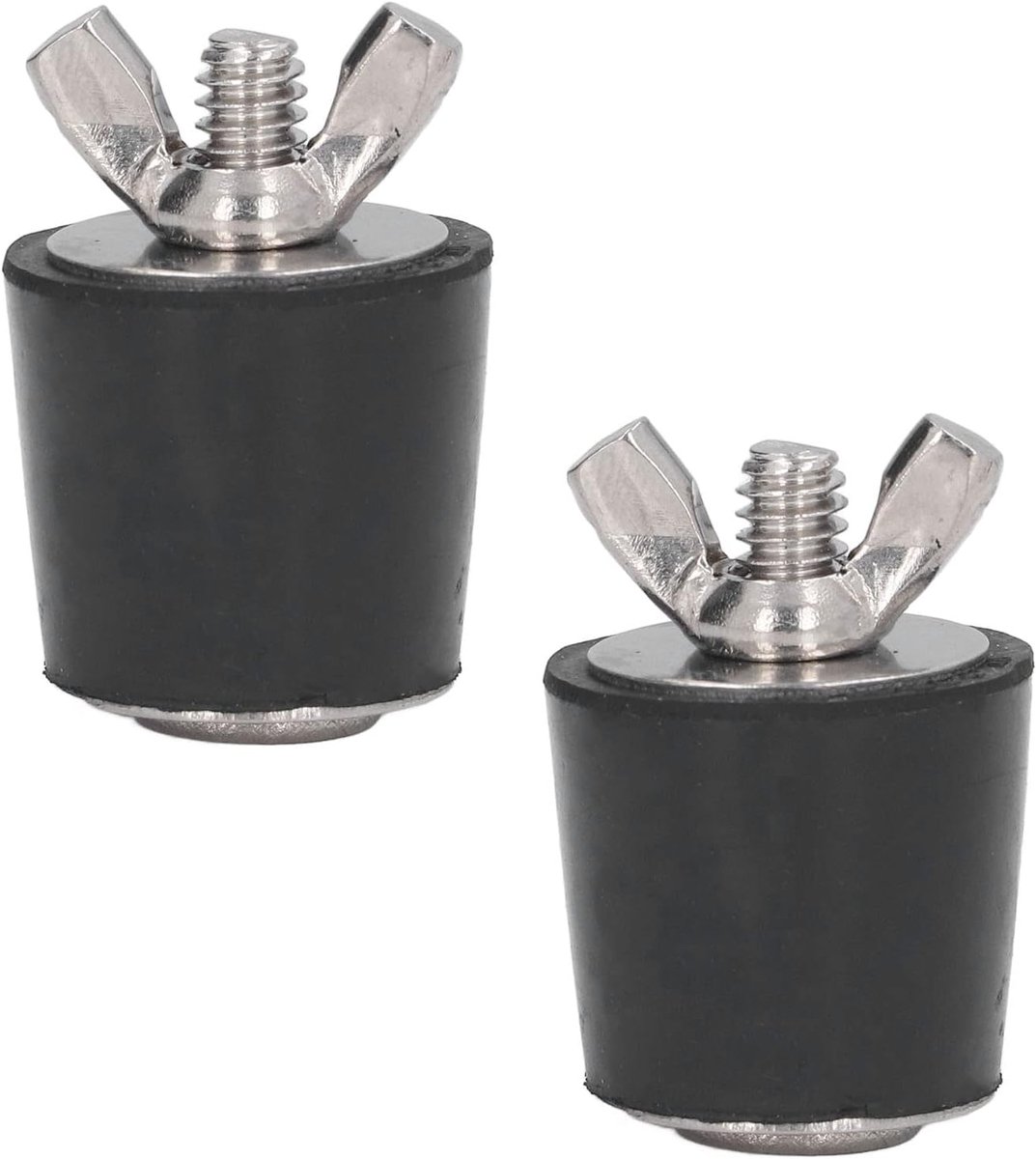 SnelShoppen - 2 Stuks Rubber Pool Plug, 1 Inch Verlengplug voor Zwembad, Winterbestendige Antivries Pluggen, Skimmer Pluggen voor Inground Zwembad, Me