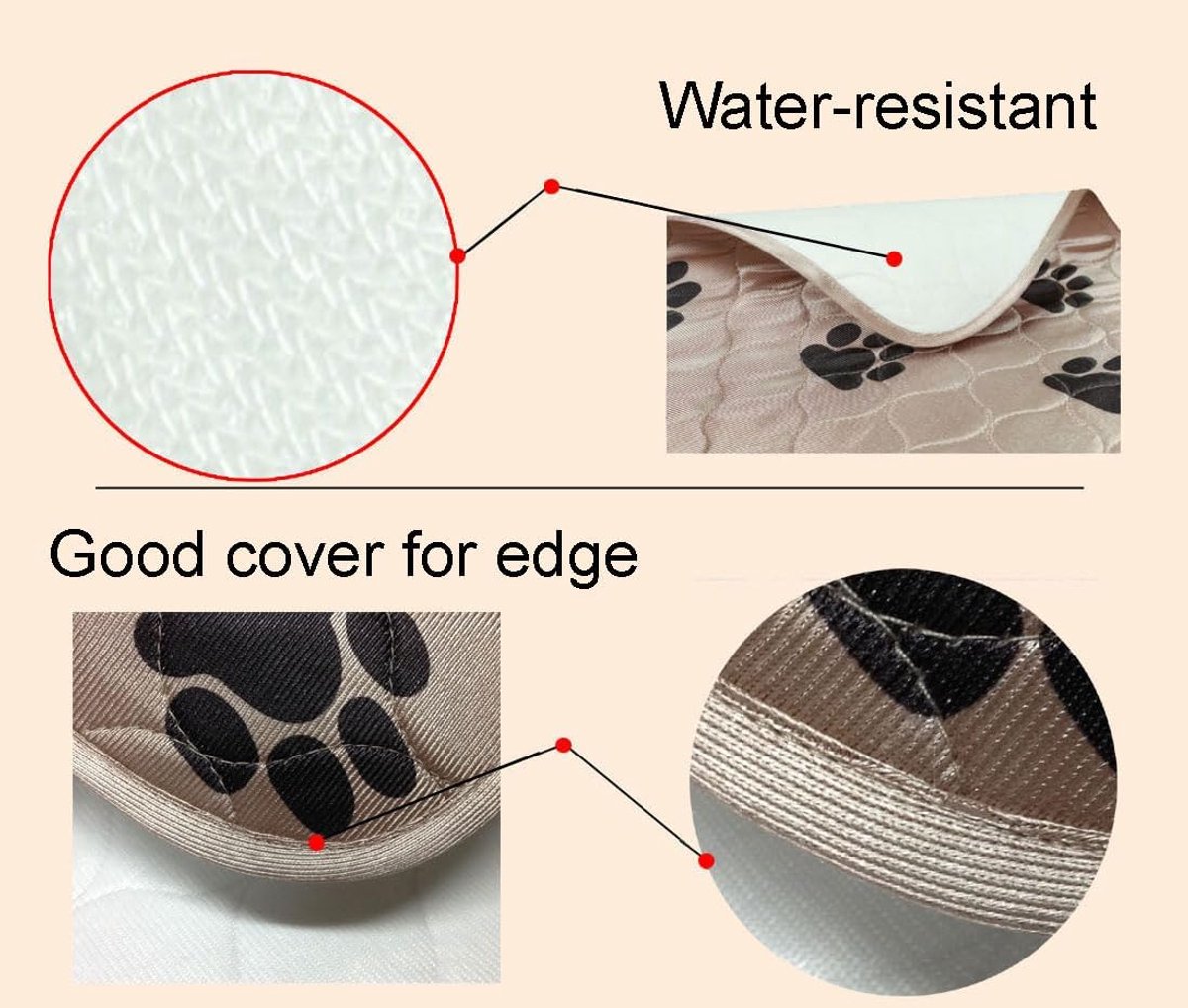 SnelShoppen - Herbruikbare Hond Pisschotel 4 Laags Waterabsorberend, Antislip en Waterdicht, 69.8 x 80.8 cm - Ideaal voor Huisdieren Training