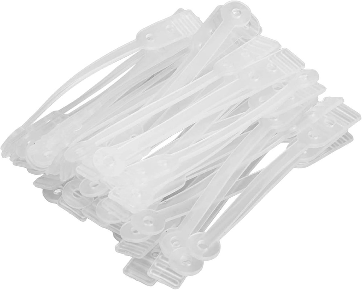 SnelShoppen - Haarroller Elastische Band, 50 Stuks Golf Roller Silicone Band voor Haar Salon, Lichtgewicht en Draagbaar, Handige Opslag, Perfect voor