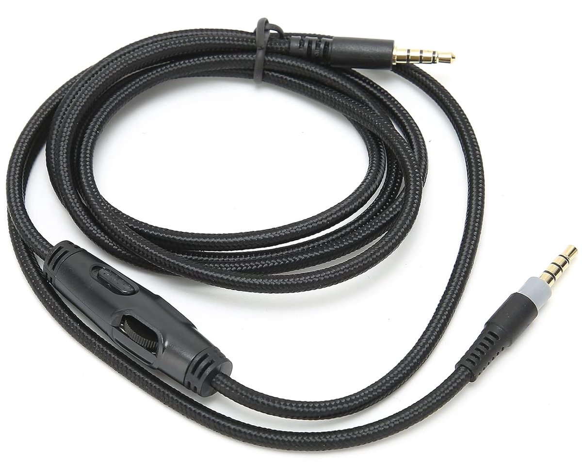 SnelShoppen - Hoogwaardige 3.5mm Mannen Naar Mannen Aux Kabel Audio Kabel Met Volume Controle - Duurzame Hoofdtelefoon Kabel Voor Onderweg, Thuis Of O