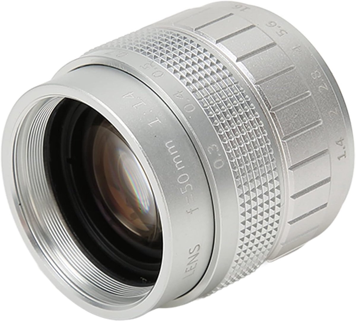 SnelShoppen - 50mm F1.4 Handmatige Focus Prime Lens HD 2/3 Inch FA Lens Voor Industrieel Video Microscoopcamera Micro Four Thirds M43, Landschap, Port