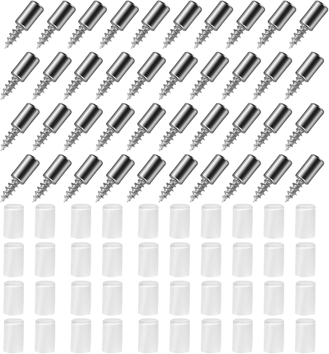 40 Stuks Planksteunen met Rubberbescherming, Hoge Draagkracht voor Kasten, Boekenkasten en Wijnkoelers