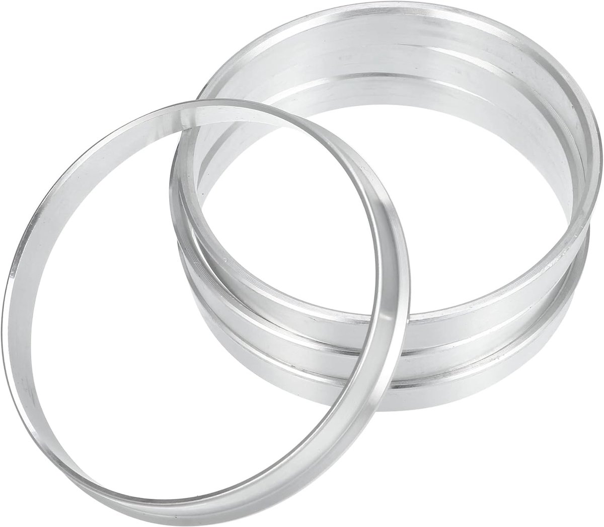 SnelShoppen - 4 Stuks Aluminium Legering Hubcentrische Ringen OD 74mm ID 71mm - Perfect voor Auto's, Duurzaam en Hittebestendig