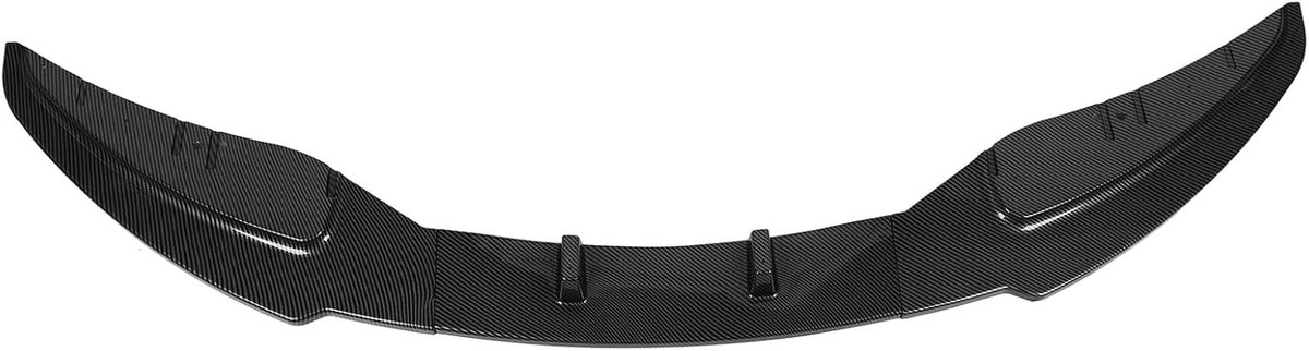 SnelShoppen - 3PCS Voorbumper Lip Splitter Spoiler voor 1 Serie E81 E82 E87 E88 LCI Standaard Uitvoering 2008-2011 (carbon fiber stijl) - Bescherming,