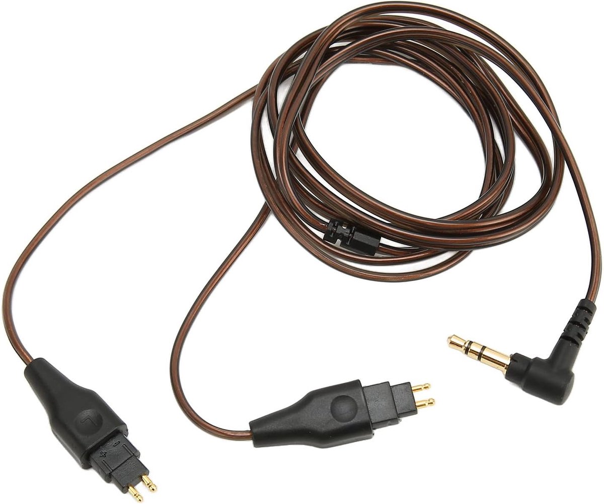 Hoofdtelefoon vervangingsaudio upgrade kabel - 1.2M - goudplaatstekker - vervangt beschadigde of verloren kabel - ShopVlot
