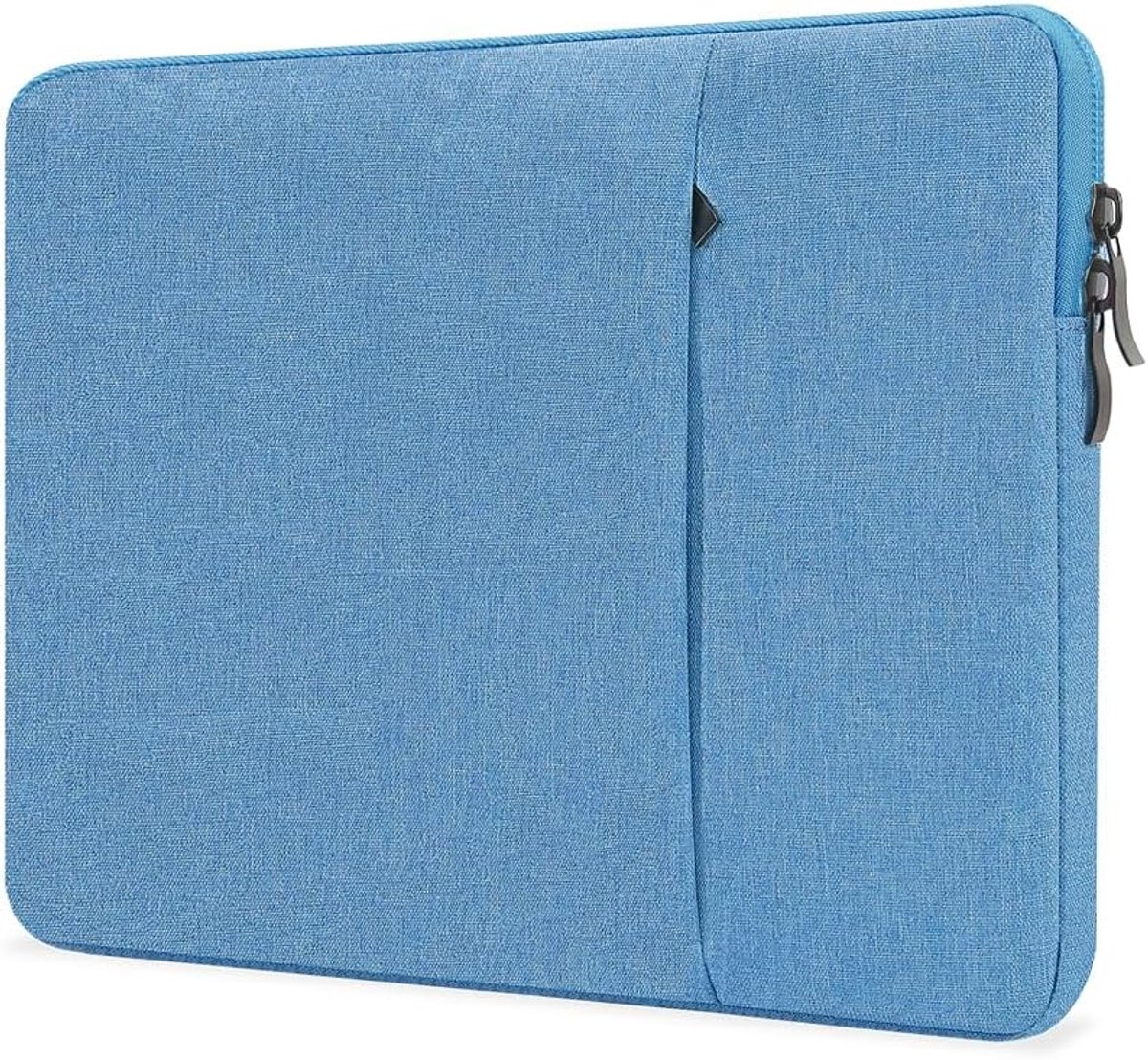 SnelShoppen - Laptop Sleeve 15 inch voor MacBook Air 2024/2023 met M3/M2 Chip - Waterdichte Draagtas - Lichtblauw - Ideaal voor School, Thuis, Kantoor