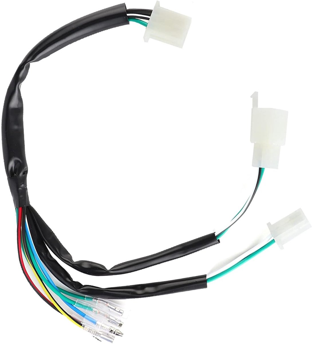 SnelShoppen - Pit Bike Bedrading Ignition Kabel Harness 140 cc voor 90 cc 110 cc 125 cc 150 cc Stalen Connectoren voor Dirt Bike Trail